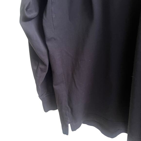 Tommy Hilfiger Vintage Polo Long Sleeve Black Size XL Pinehurst 1895 Preppy Golf - Picture 4 of 10